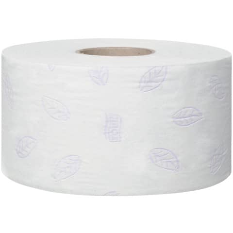Toilettenpapier Mini-Jumbo für T2 System - 12 Roll en, 3-lagig, weiß