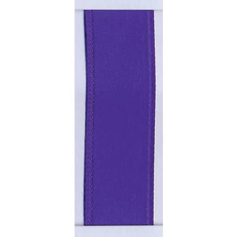 Doppelsatinband - 3 mm x 50 m, violett