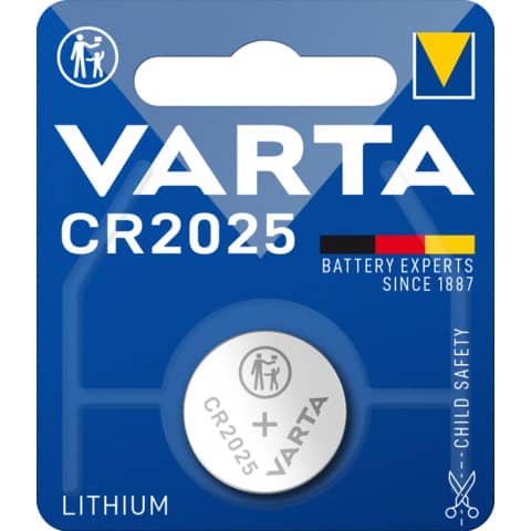 Batterien Electronics Lithium - CR 2025, 3 V