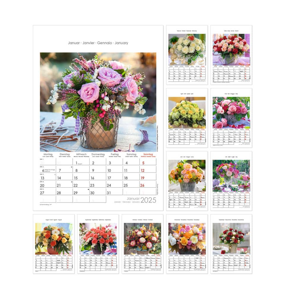 Bild 2 Bildkalender Rosenträume