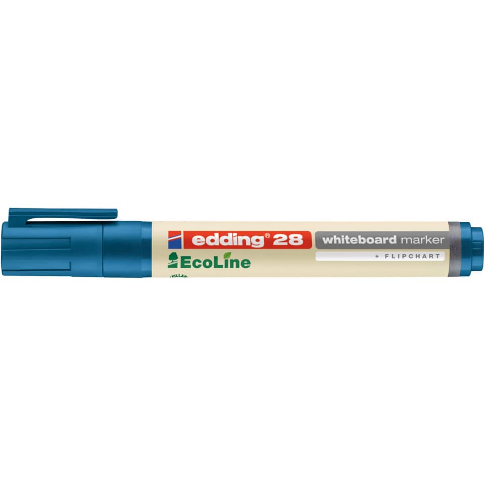 28 Boardmarker EcoLine - nachfüllbar, 1,5 - 3 mm, blau