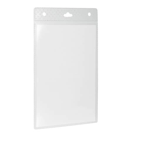 Namensschild A6 - Kunststoff, transparent, 105 x 1 48 mm, 20 Stück