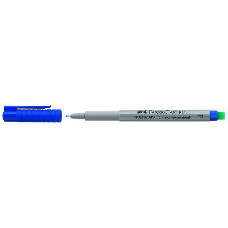 Multimark Folienschreiber, blau fein, wasserlöslich