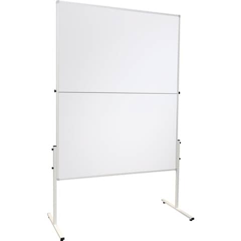 Moderationstafel U-Act!Line® - 120 x 150 cm, weiß/ Karton, klappbar