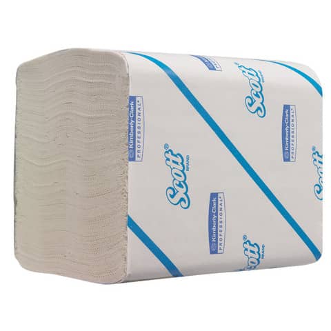 AQUARIUS* Einzelblatt Toilet Tissue 2-lagig - weiß , 220 Einzelblatt pro Pack, passender Spender Mode