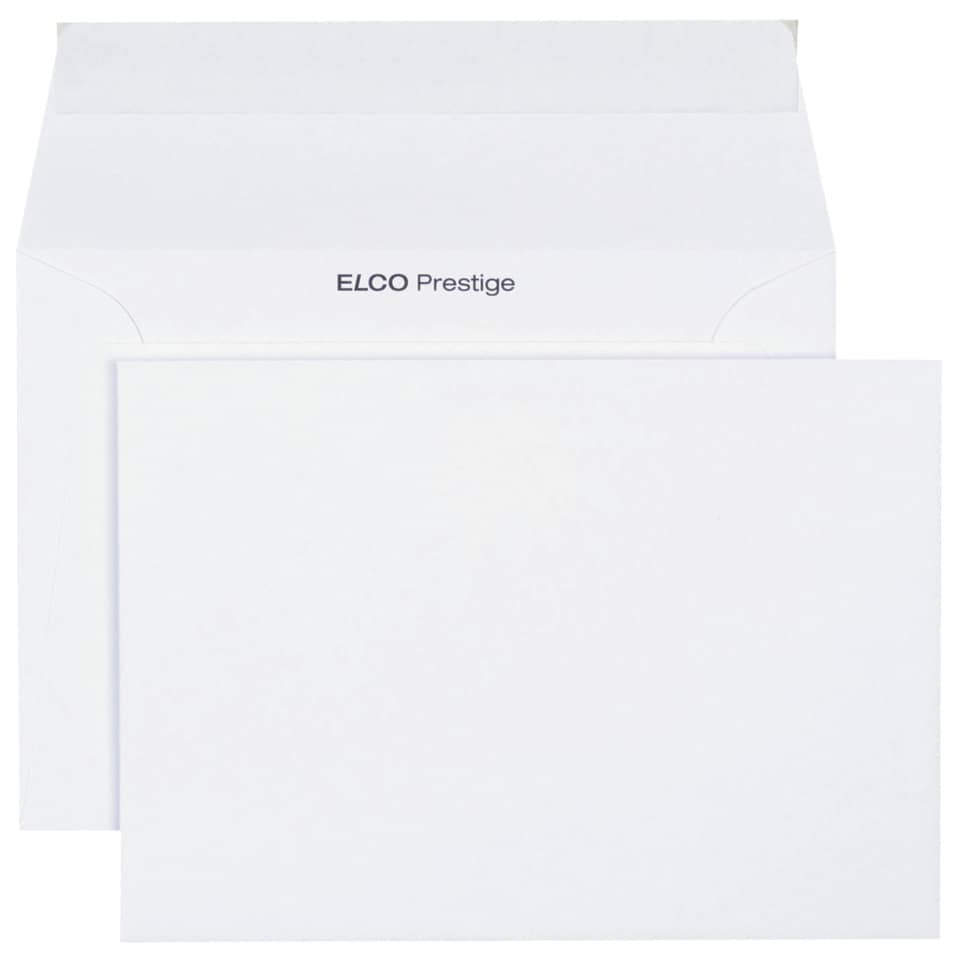 25x Briefumschläge B6 (125x176mm), ohne Fenster, weiß, haftklebend, ohne Fenster, 120g