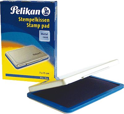 Pelikan Stempelkissen 2 331017 blau Metallgehäuse